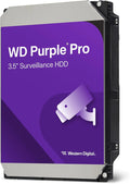 WD Purple Pro 12TB Smart Video 3.5" Interne Harde Schijf, met AllFrame AI-technologie, 7200 RPM, SATA 6 GB/s, 550TB/jaar, 256MB Cache(10TB)