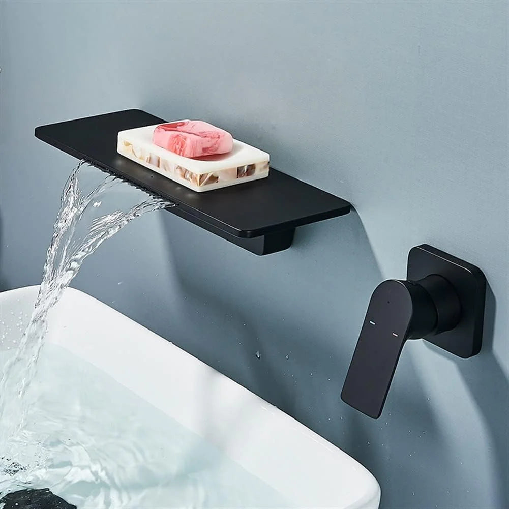 Kranen, Wastafelmengkraan Badkamer Waterval Wastafelkraan, Wastafel Wastafelmengkraan Wastafelkraan, Badkamergreep/Koudwaterkraan, Wandmontage Plankmengkraan Voor Badkamer Keuken/Borstel
