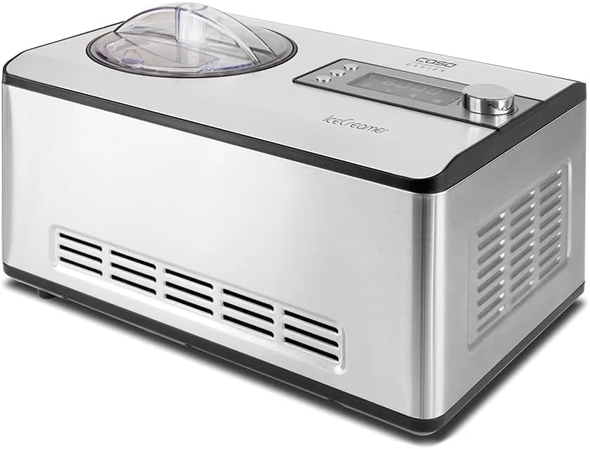 Caso Ice Creamer, 2-In-1 Design, Ijsmachine En Yoghurtmachine, Met Compressortechniek, Koelen Niet Nodig, Geproduceerd Tot 2 Liter Ijs, Ijs Of Yoghurt