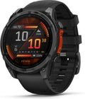 Garmin fēnix 8-47mm - AMOLED Multisport Smartwatch - 100+ sport-apps - LED Zaklamp - Microfoon en speaker - 10ATM Waterdicht - tot 16 dagen batterij - Donkergrijs/zwart