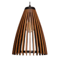 "Moderne Houten Hanglamp met Strak Design"