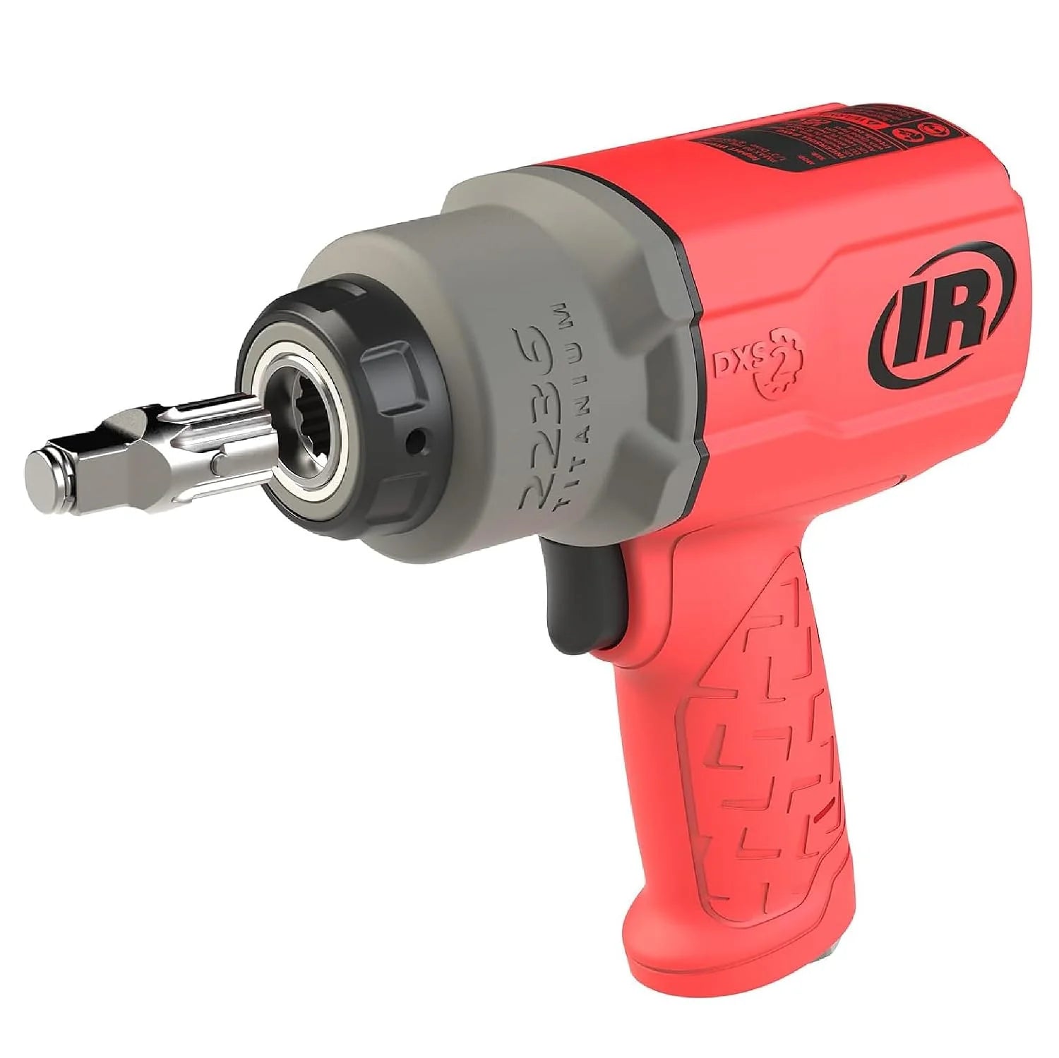 Ingersoll Rand 2235QXPA Luchtslagschroefmachine 1/2", Slagmoersleutel met Luchtaandrijving, 8500 tpm, Krachtig en Lichtgewicht(DXS2, Lucht, Stil, Rood/2236QTIMAX, Gereedschap, Rood/Impact Wrench , Quiet)