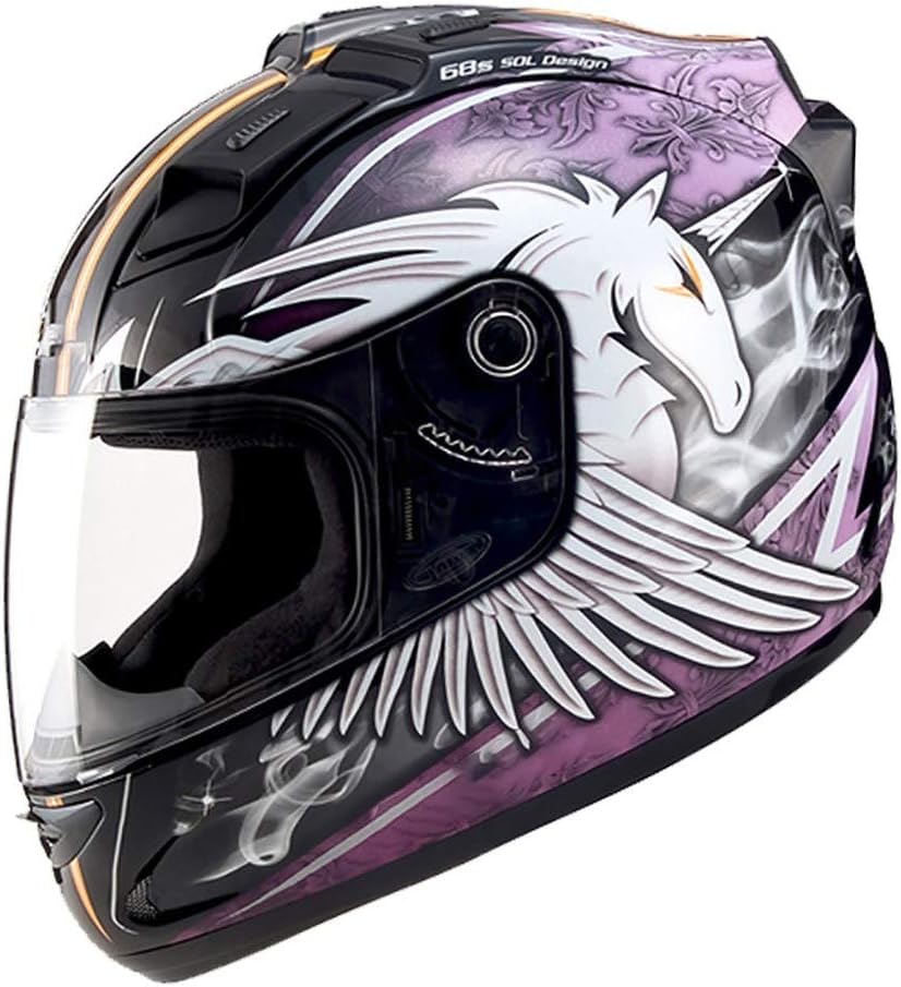 Full Face Motorhelm,DOT Goedgekeurd Lichtgewicht Anti-Fog Vizier Motorhelmen met Reflecterende Sticker voor Mofa Crash Bromfiets Chopper Cruiser Racing Cap