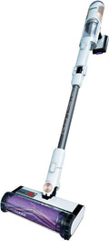 Shark Detect Pro Snoerloze Stofzuiger met 2L Automatisch Leegsysteem, Lichtgewicht, Flexibel, Anti Hair Wrap Stofzuiger met Borstel-Kierenhulpstuk, Tot 60 Minuten Gebruikstijd, Wit/Messing, IW3611EU(Snoerloze stofzuiger/Wit/Grijs)