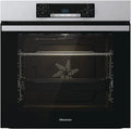 Hisense BI62216AX Multifunctionele oven, geventileerd, XXL-holte 77 l, schone waterreiniging, 13 kookfuncties, pizzafunctie 300 °C, AirFry koken, led-display, touch-bediening, snel voorverwarmen
