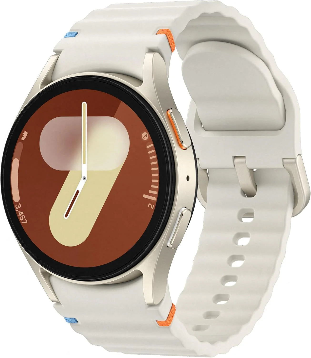 Samsung Galaxy Watch7 Smartwatch, Fitness-Uhr, Fitness Tracker und Aktivitätstracker, 40 mm, Bluetooth, Cream, Inkl. 36 Monate Herstellergarantie(40mm Gehäuse/LTE/crème)