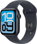 Apple Watch SE 3 GPS 40 mm Smartwatch met kast van sterrenlicht aluminium, sterrenlicht sportbandje (S/M). Conditie en slaap bijhouden, hartslagmonitor, Always‑On display, waterbestendig(M/L - Geschikt voor een pols van 160-210 mm/44‑mm kast/Middernacht)