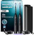 Philips Elektrische tandenborstels ExpertClean 7300 - Met app - 3 poetsstanden, 3 sterktes - 2 Handvaten - Inclusief reisetui - Poetsdruksensor - BrushSync-technologie - HX9611/19(HX7429/03)