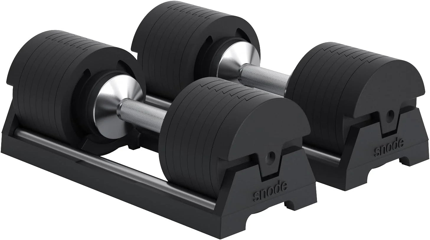 SNODE AD85 Verstelbare Halters - 40 kg - Set van 2 Valbestendige Halters - Veelzijdige Fitness Gewichten voor Thuisgym voor Professionele Krachttraining