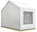 Partytent Feesttent Paviljoen 5x10 m wit PE 350 N zeil 100% waterdicht UV-bestendig(3x2 m)