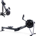 Tunturi Fitrow 80i Roeitrainer - Roeimachine Fitness - Inklapbaar roeiapparaat - 10 Weerstandsniveaus - Luchtweerstand – Bluetooth