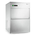 Klarstein Powericer XL professionele ijsblokjesmachine - ijsmaker, ijsmaker, roestvrij staal, 145 watt vermogen, 20 kg productievolume per dag, 3,5 kg opslagcapaciteit, waarschuwingsindicator, zilver(50kg/24 H/zilver)