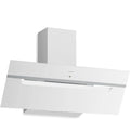 Klarstein BigBite hoofdvrije afzuigkap 90 cm – afzuigkap met touchbediening, 417 m³/h Boost, LED-verlichting, A+++ energie-efficiëntie, circulatie en afvoer, glazen design, stil, afzuigkap, zwart(90 cm/wit)