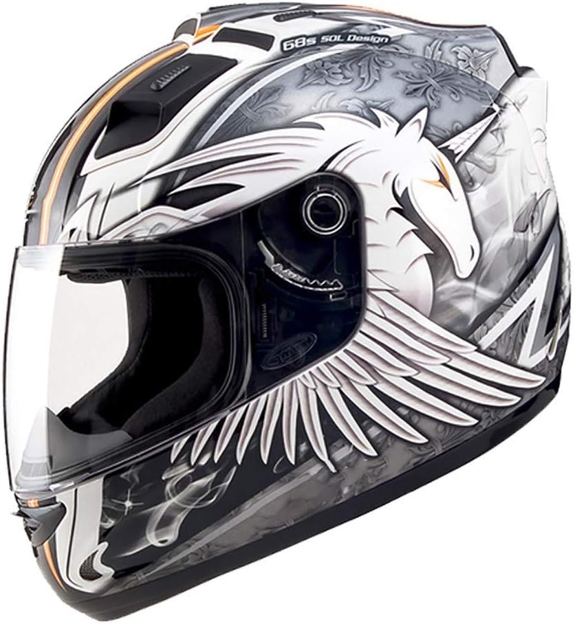 Full Face Motorhelm,DOT Goedgekeurd Lichtgewicht Anti-Fog Vizier Motorhelmen met Reflecterende Sticker voor Mofa Crash Bromfiets Chopper Cruiser Racing Cap